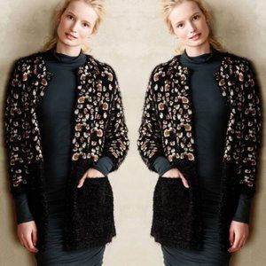 Anthropologie La Fee Verte Eyelash Duster Cardigan